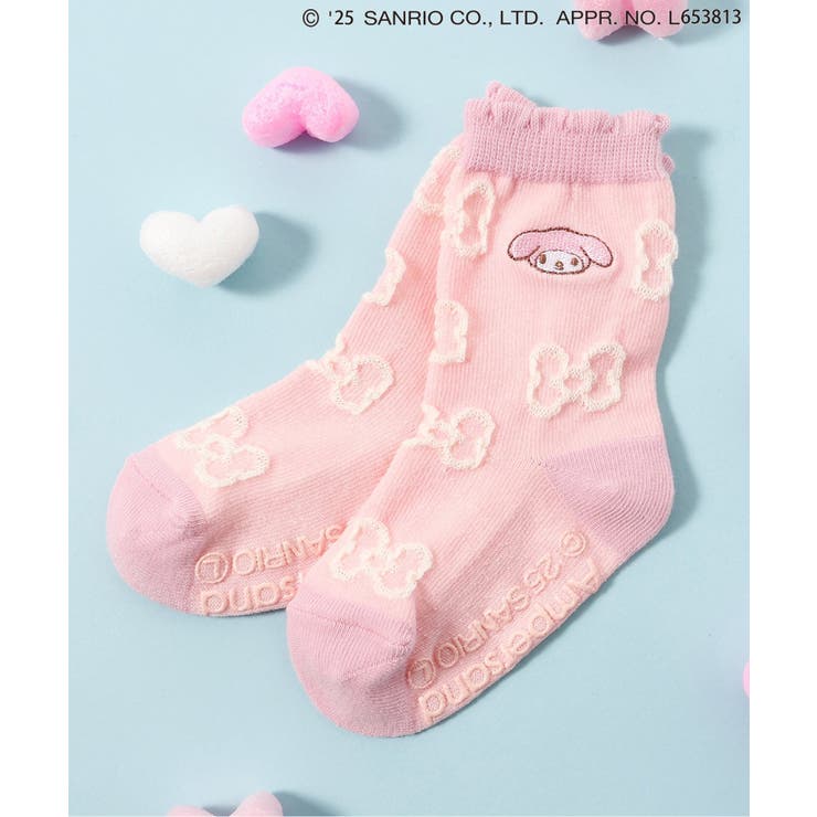 マイメロ クロミ リボン柄ソックス[品番：FOKK0023582]｜F.O.Online