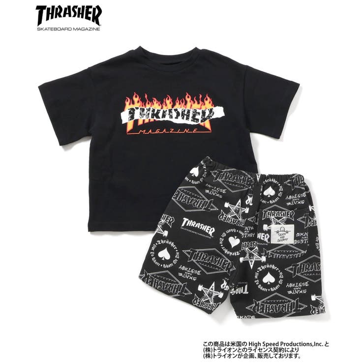 ブラック | 【リンク】THRASHER Tシャツ/パンツセット | F.O.Online Store