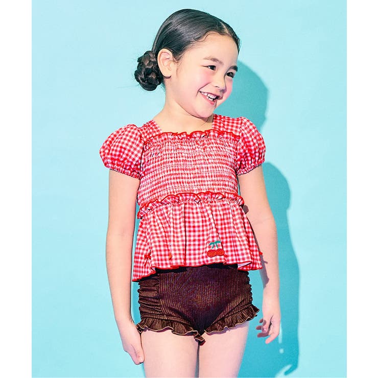 肩がズリ落ちにくい フルーツモチーフセパレート水着 | F.O.Online Store | 詳細画像1 
