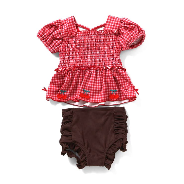肩がズリ落ちにくい フルーツモチーフセパレート水着 | F.O.Online Store | 詳細画像2 