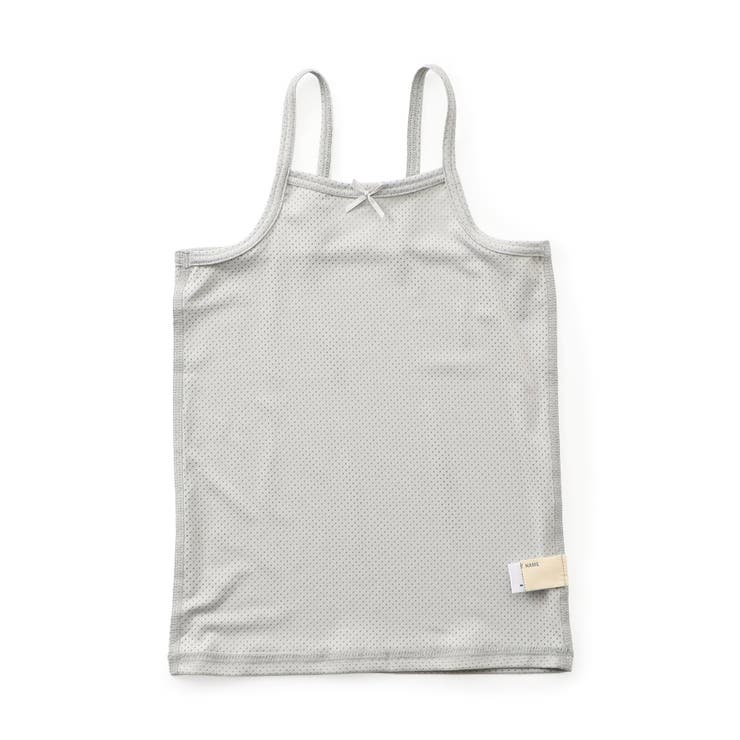 ライトグレー | かくれんぼメッシュインナー キャミソール 接触冷感 抗菌防臭 | F.O.Online Store
