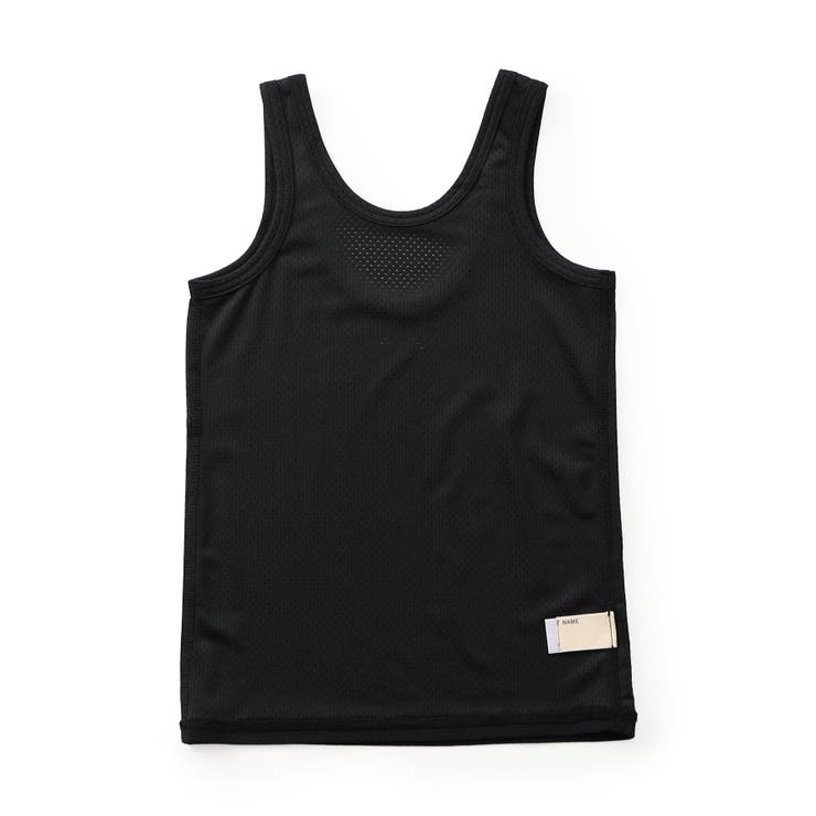 ブラック | かくれんぼインナーメッシュ タンクトップ 接触冷感 抗菌防臭 | F.O.Online Store