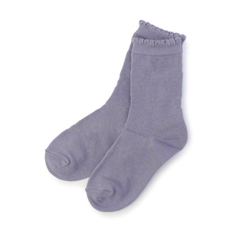 ラベンダー | シアーモチーフ ソックス | F.O.Online Store