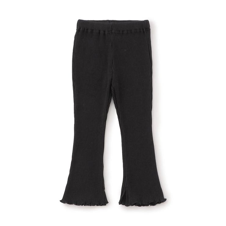 ブラック | スラッとリブパンツ | F.O.Online Store