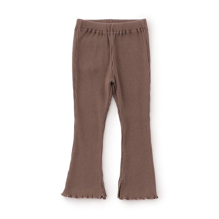 ブラウン | スラッとリブパンツ | F.O.Online Store