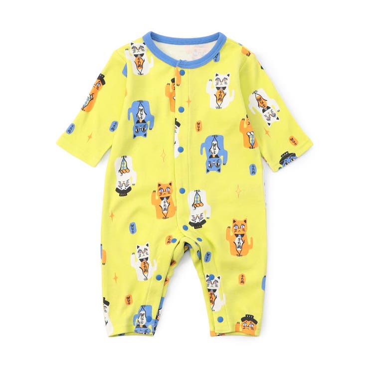 ライム | 【リンク】前あきスムース カバーオール | F.O.Online Store