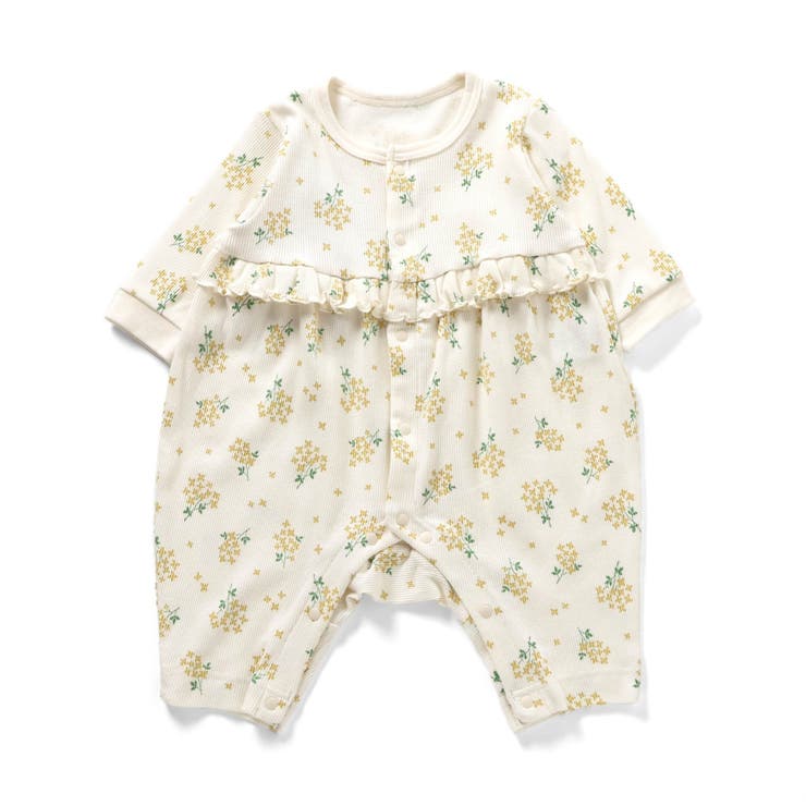 アイボリー | お花柄カバーオール | F.O.Online Store