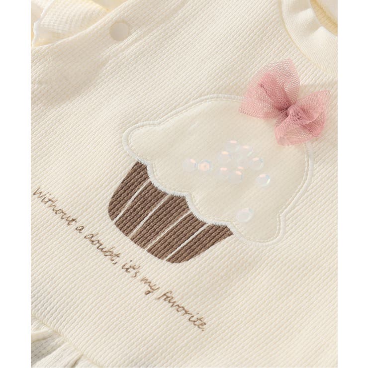 【リンク】スパンコール入りモチーフワッフルカバーオール | F.O.Online Store | 詳細画像3 