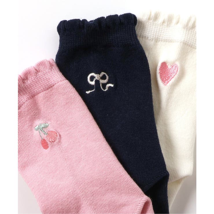 3つセットワンポイント刺繍ソックス | F.O.Online Store | 詳細画像6 