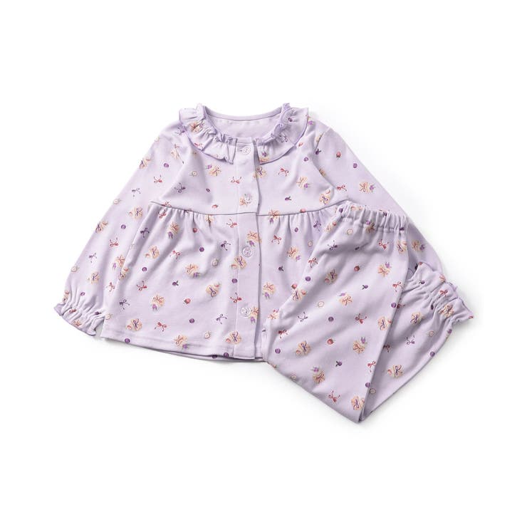 ラベンダー | 【リンク】カップケーキ柄フリルスムースパジャマ | F.O.Online Store