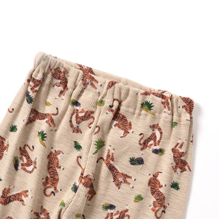 タイガー柄前あきパジャマ[品番：FOKK0009782]｜F.O.Online Store（エフオーオンラインストア  ）のキッズファッション通販｜SHOPLIST（ショップリスト）