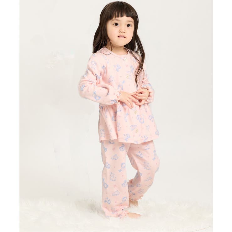 ピンク | 【リンク】前あきスムースパジャマ Girl | F.O.Online Store