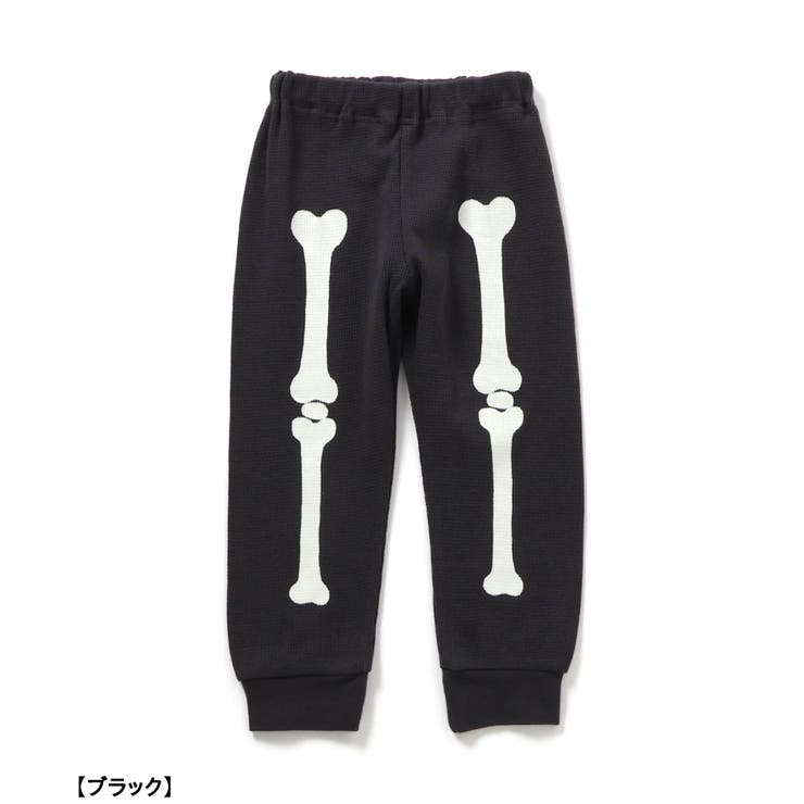 【リンク】ほね・おばけ蓄光プリントワッフルパジャマ | F.O.Online Store | 詳細画像4 