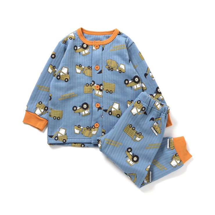 ブルー | 【リンク】前あきわくわくニットキルトパジャマ | F.O.Online Store