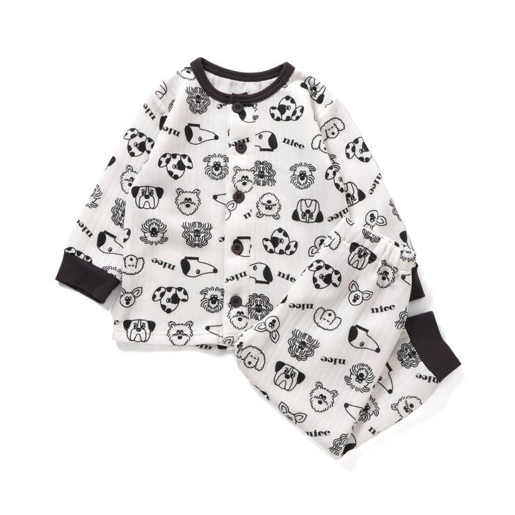 アイボリー | 【リンク】前あきわくわくニットキルトパジャマ | F.O.Online Store