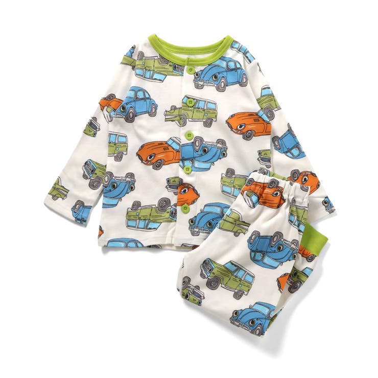アイボリー | 車柄前あきスムースパジャマ | F.O.Online Store
