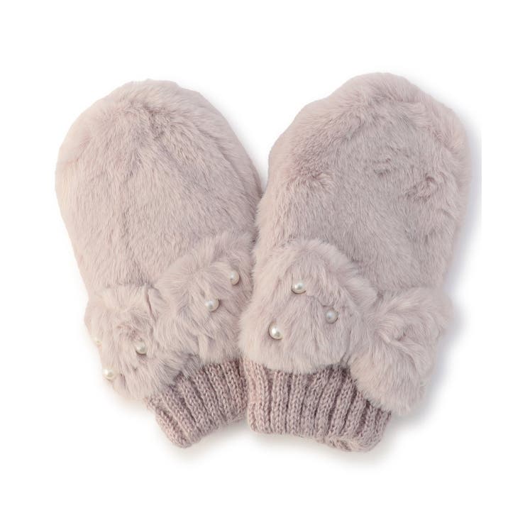 ラベンダー | ふわもちリボン手袋 | F.O.Online Store