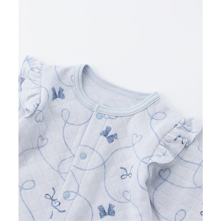 【リンク】リボン柄ニットキルトカバーオール | F.O.Online Store | 詳細画像4 