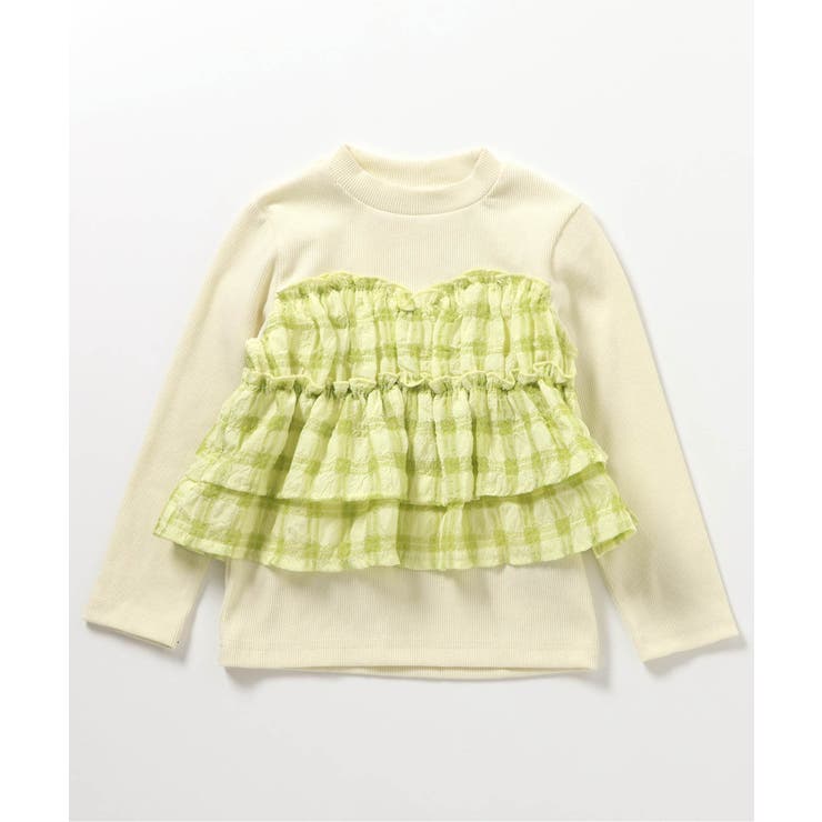 WEB限定 シアーチェックドッキングトップス | F.O.Online Store | 詳細画像2 