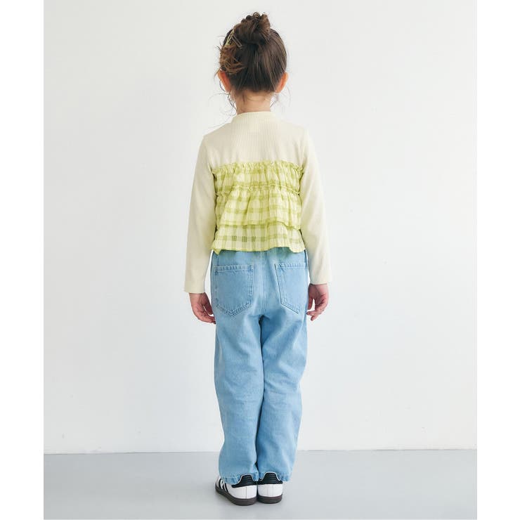 WEB限定 シアーチェックドッキングトップス | F.O.Online Store | 詳細画像4 