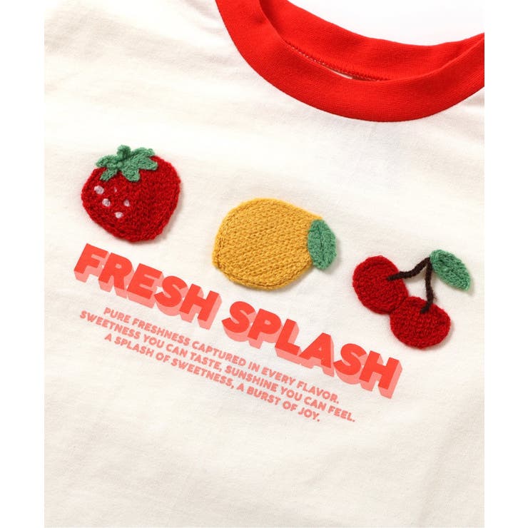 バラエティかぎ針モチーフTシャツ | F.O.Online Store | 詳細画像3 