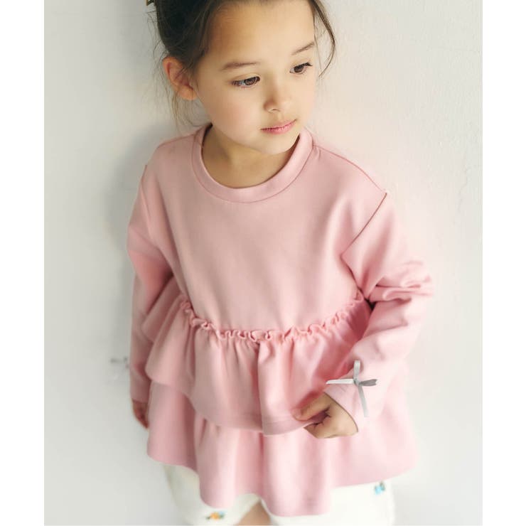 袖リボンティアードペプラムトップス | F.O.Online Store | 詳細画像22 