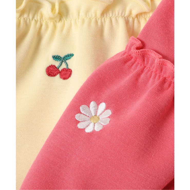 総柄刺繍ペプラムフリルトップス | F.O.Online Store | 詳細画像10 