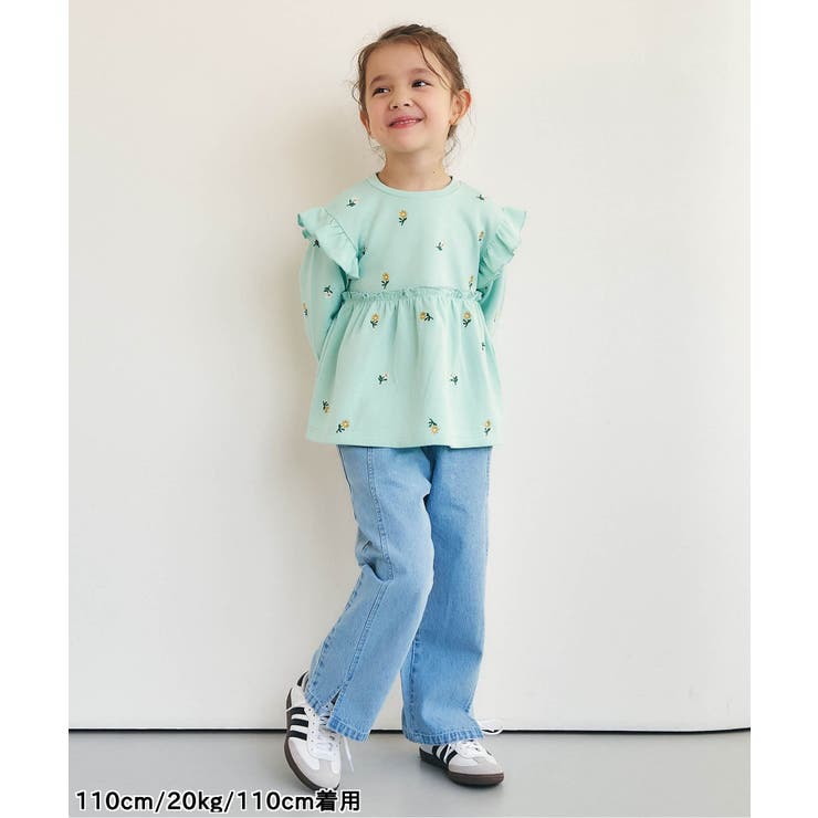 総柄刺繍ペプラムフリルトップス | F.O.Online Store | 詳細画像11 