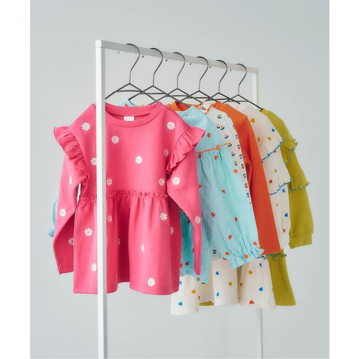 総柄刺繍ペプラムフリルトップス | F.O.Online Store | 詳細画像15 