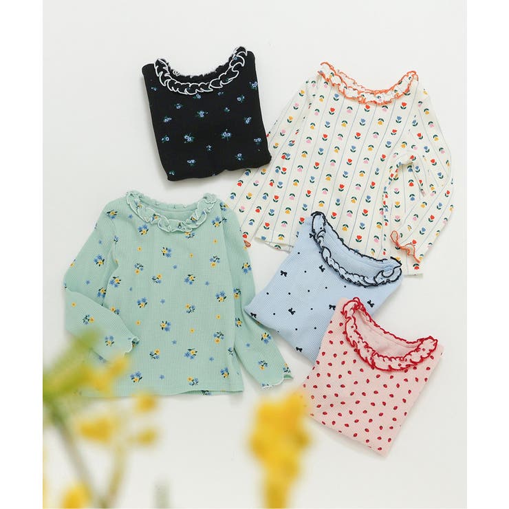 WEB限定 衿フリルワッフルメローTシャツ | F.O.Online Store | 詳細画像17 