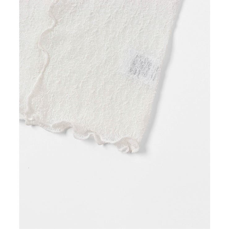 シアーレースTシャツ | F.O.Online Store | 詳細画像5 