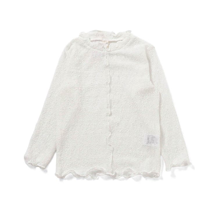 アイボリー | シアーレースTシャツ | F.O.Online Store