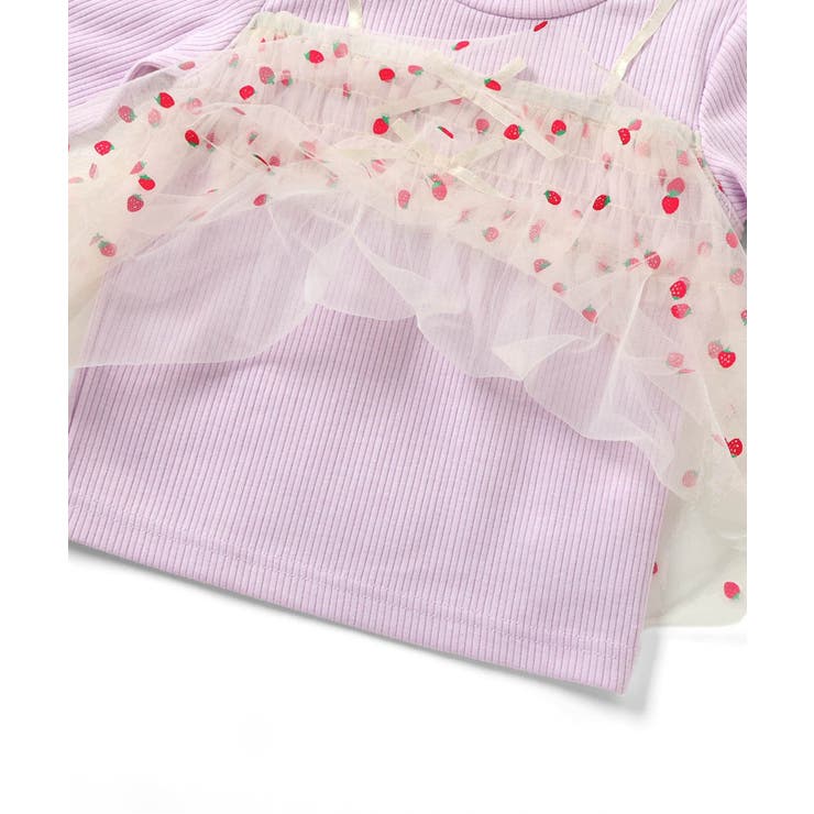 【リンク】いちご・花柄チュールドッキングトップス | F.O.Online Store | 詳細画像10 