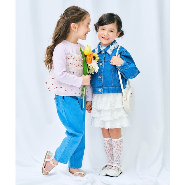 【リンク】いちご・花柄チュールドッキングトップス | F.O.Online Store | 詳細画像15 