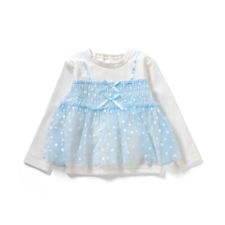 【リンク】いちご・花柄チュールドッキングトップス | F.O.Online Store | 詳細画像2 