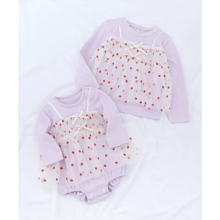 【リンク】いちご・花柄チュールドッキングトップス | F.O.Online Store | 詳細画像22 
