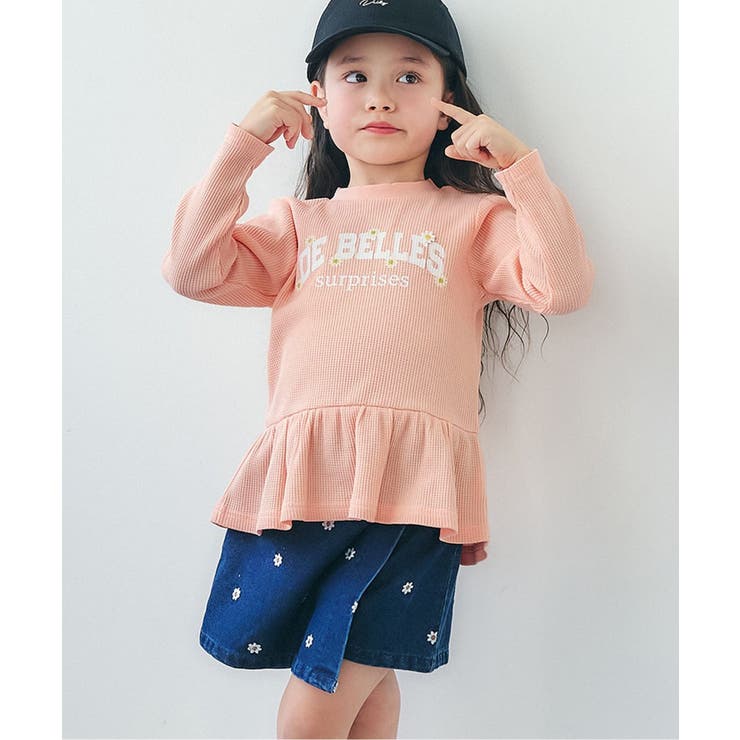 サーモンピンク | ペプラムTシャツ/7days Style | F.O.Online Store