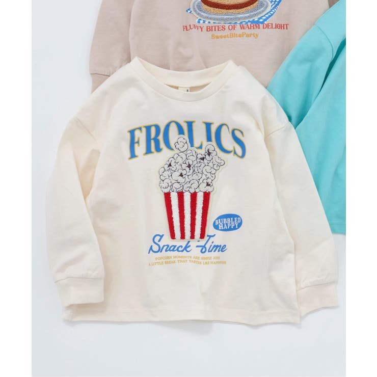 アイボリー | アソートモチーフサガラワッペンTシャツ | F.O.Online Store