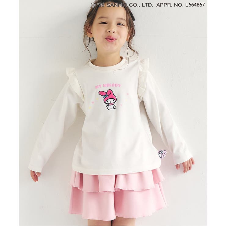 アイボリー | サンリオキャラクターズフリルTシャツ | F.O.Online Store