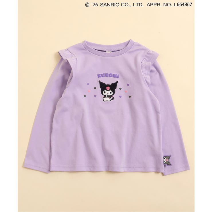 ラベンダー | サンリオキャラクターズフリルTシャツ | F.O.Online Store