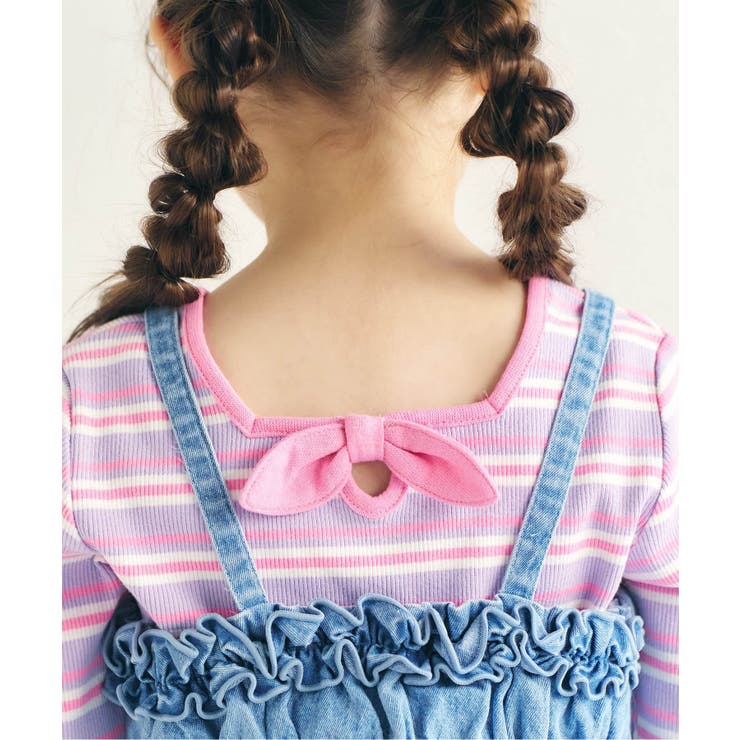 【前後2WAY/リンク】リボンリブTシャツ | F.O.Online Store | 詳細画像10 