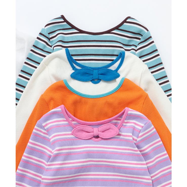 【前後2WAY/リンク】リボンリブTシャツ | F.O.Online Store | 詳細画像22 