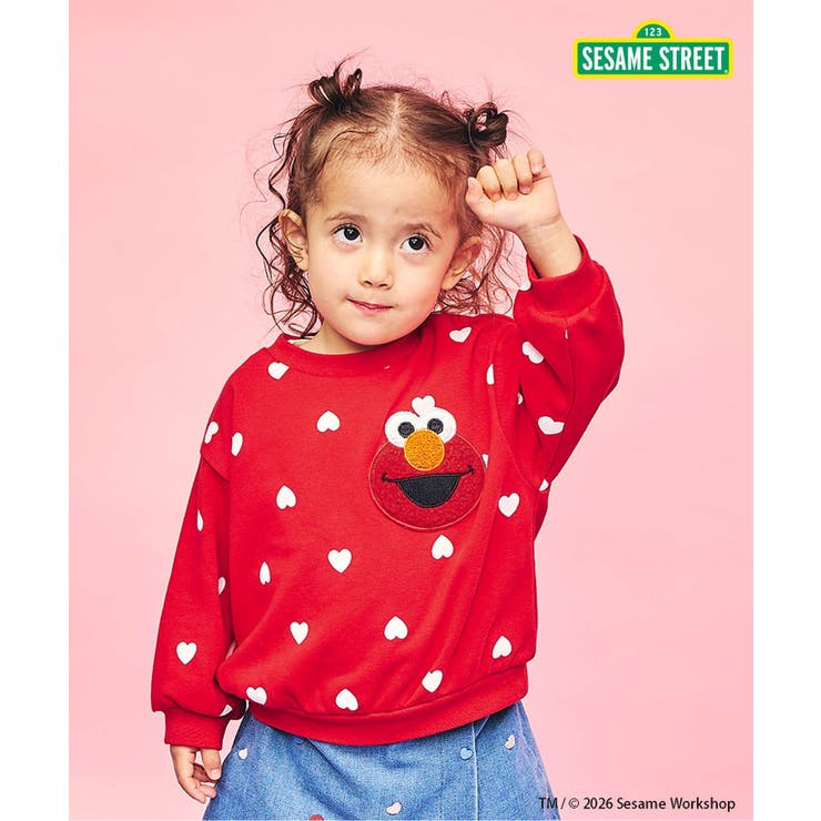 セサミストリート 総柄ポケットトレーナー | F.O.Online Store | 詳細画像1 