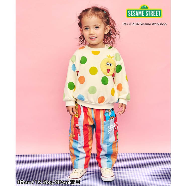セサミストリート 総柄ポケットトレーナー | F.O.Online Store | 詳細画像10 