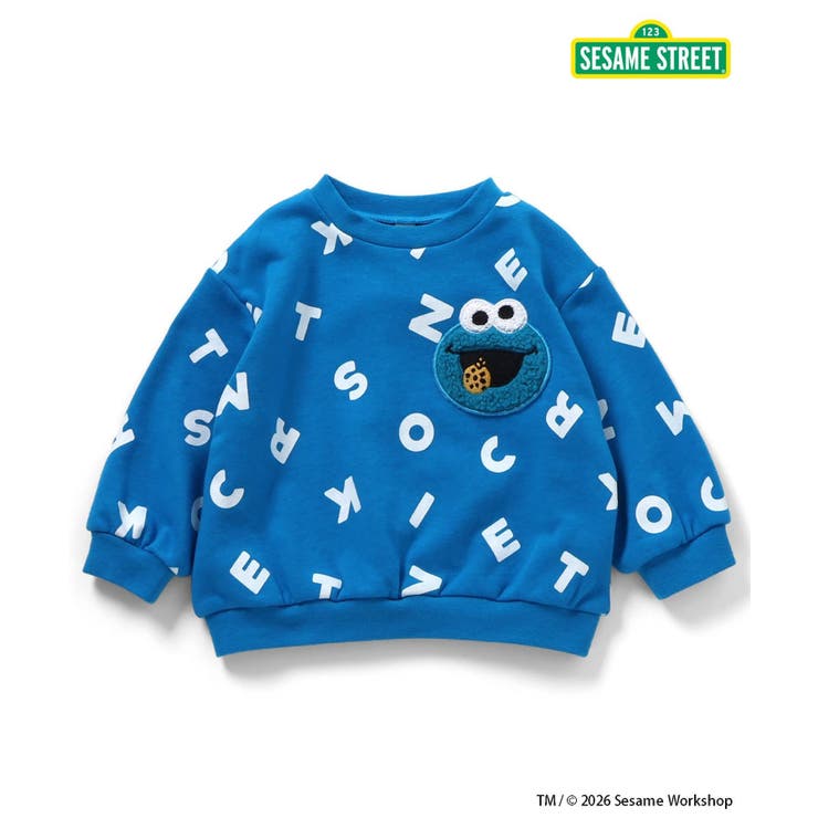 セサミストリート 総柄ポケットトレーナー | F.O.Online Store | 詳細画像2 