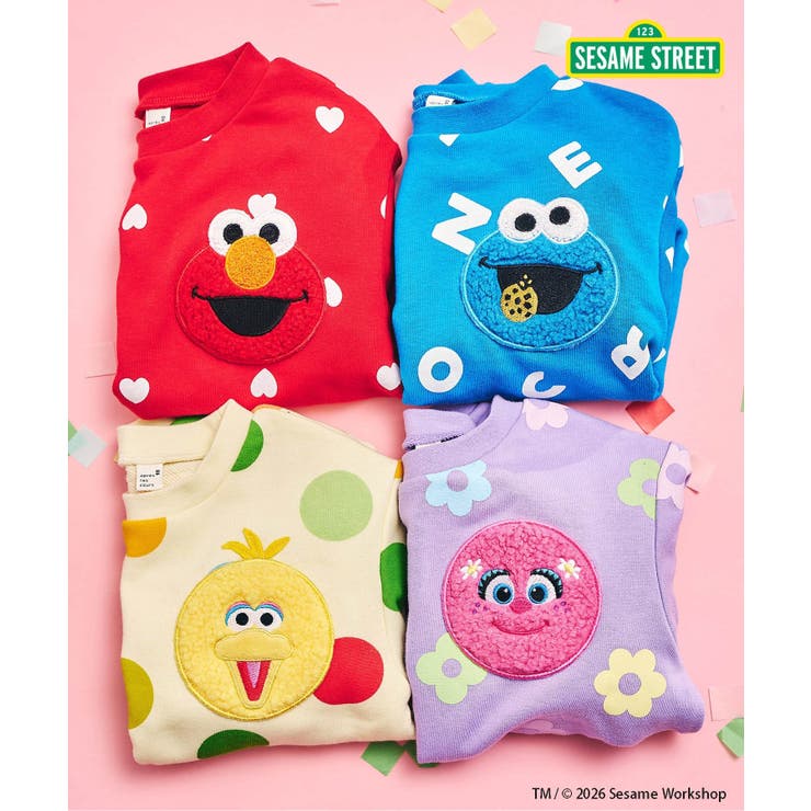 セサミストリート 総柄ポケットトレーナー | F.O.Online Store | 詳細画像20 