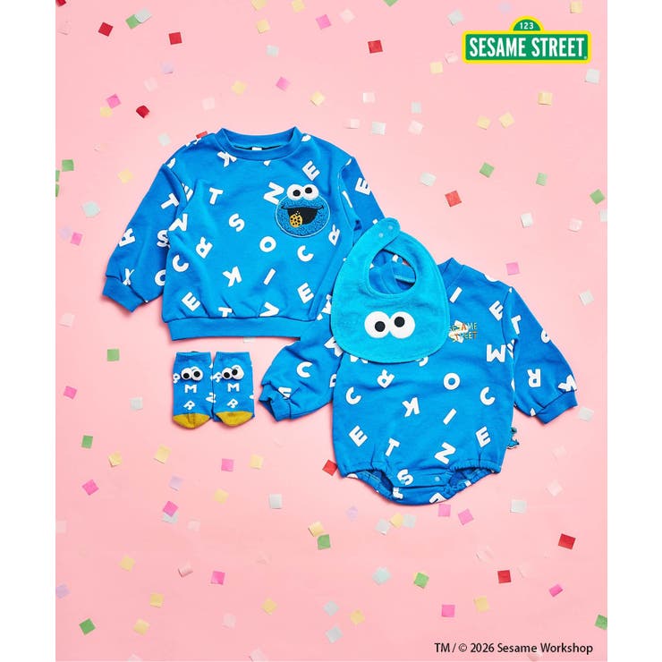 セサミストリート 総柄ポケットトレーナー | F.O.Online Store | 詳細画像22 