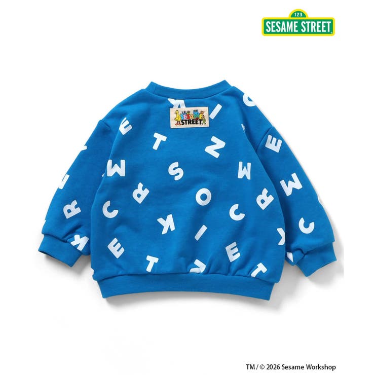 セサミストリート 総柄ポケットトレーナー | F.O.Online Store | 詳細画像3 