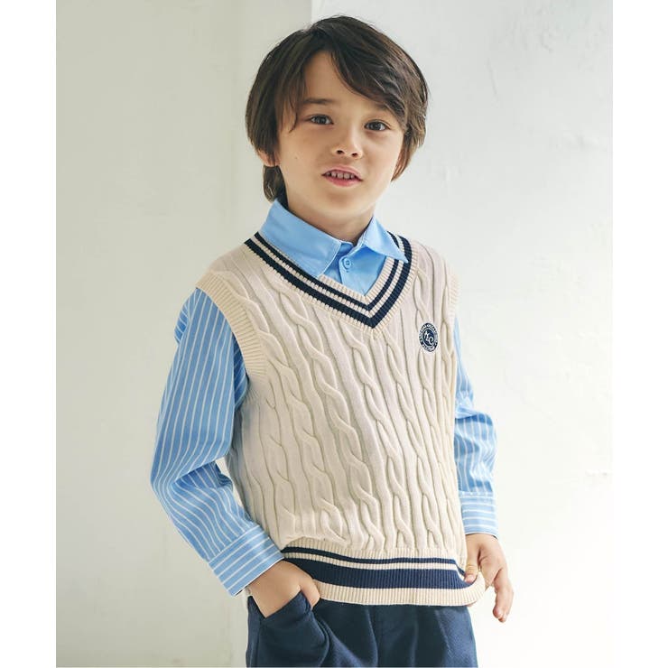 ラインニットベスト | F.O.Online Store | 詳細画像1 