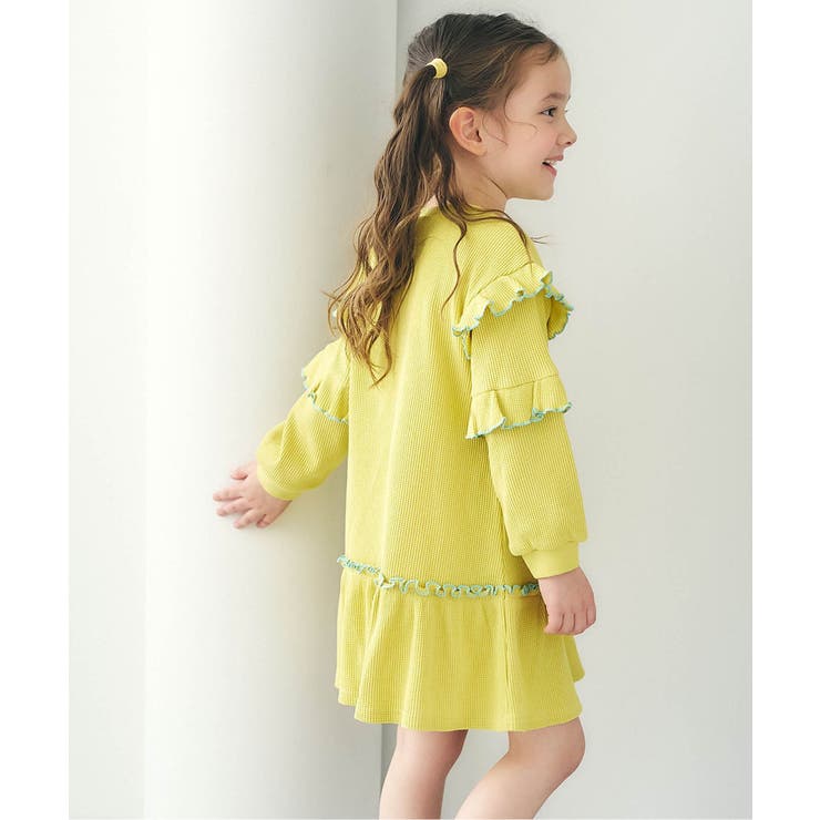 ワッフルメニーフリルワンピース | F.O.Online Store | 詳細画像20 